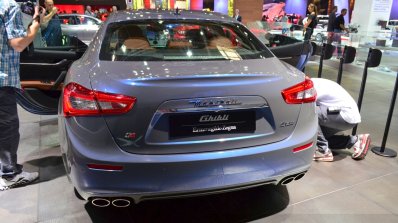 Maserati Ghibli Ermenegildo Zegna Edition rear at the 2014 Paris Motor Show