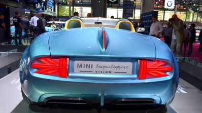 Mini Superleggera Vision Concept rear at the 2014 Paris Motor Show