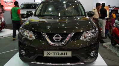 New Nissan X-Trail front at the 2014 Colombo Motor Show Sri Lanka