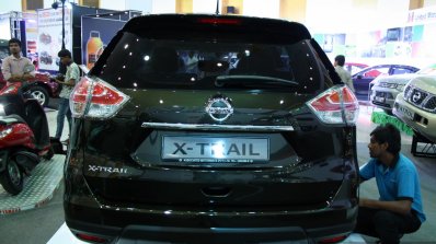 New Nissan X-Trail rear at the 2014 Colombo Motor Show Sri Lanka