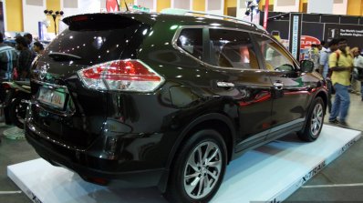 New Nissan X-Trail rear right three quarter at the 2014 Colombo Motor Show Sri Lanka