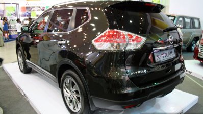 New Nissan X-Trail rear three quarter at the 2014 Colombo Motor Show Sri Lanka