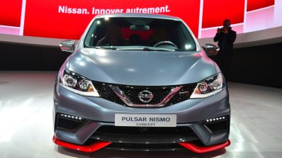 Nissan Pulsar NISMO Concept front at the 2014 Paris Motor Show