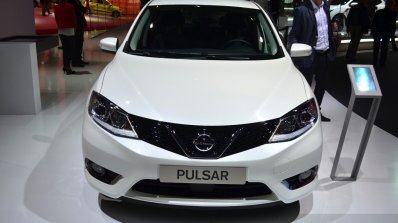Nissan Pulsar front at the 2014 Paris Motor Show