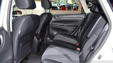 Nissan Pulsar rear seat at the 2014 Paris Motor Show