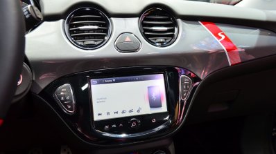 Opel Adam S centre console at the 2014 Paris Motor Show