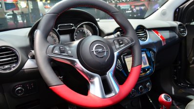 Opel Adam S steering wheel at the 2014 Paris Motor Show