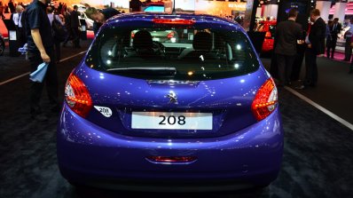 Peugeot 208 Like Edition rear at the 2014 Paris Motor Show