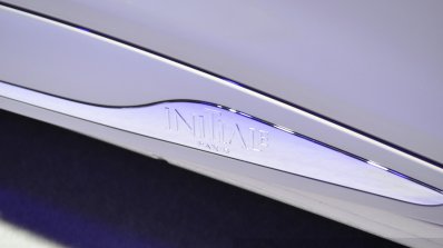 Renault Clio Initiale Paris logo at the 2014 Paris Motor Show