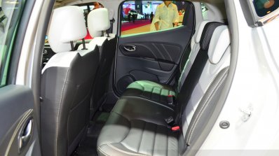 Renault Clio Initiale Paris rear seat at the 2014 Paris Motor Show