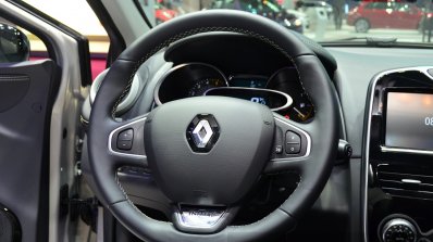 Renault Clio Initiale Paris steering at the 2014 Paris Motor Show