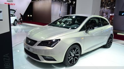 Seat Ibiza 30th Anniversary Edition front three quarter at the 2014 Paris Motor Show