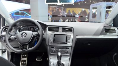 VW Golf Alltrack interior at the 2014 Paris Motor Show