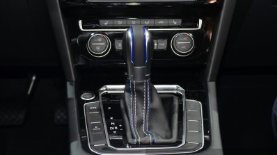 VW Passat GTE gear shifter at the 2014 Paris Motor Show
