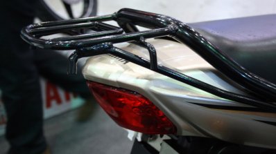 Yamaha YBR 110 grab rail at the 2014 Colombo Motor Show Sri Lanka