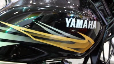 Yamaha YBR 110 tank at the 2014 Colombo Motor Show Sri Lanka