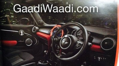 2014 Mini Cooper brochure scan interior