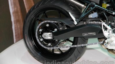 2015 BMW F 800 R rear wheel at EICMA 2014