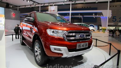 2015 Ford Everest front quarter at 2014 Guangzhou Auto Show