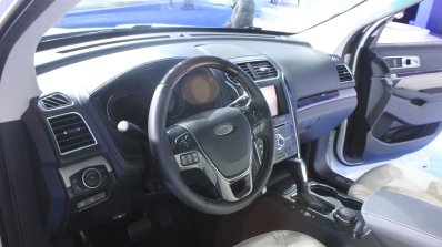 2015 Ford Explorer dashboard at the 2014 Los Angeles Auto Show