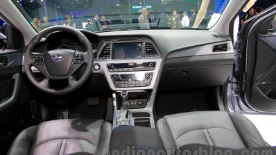 2015 Hyundai Sonata interior at 2014 Guangzhou Motor Show