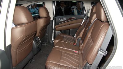 2015 Infiniti QX50 rear seat at the Guangzhou Auto Show 2014