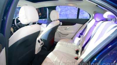 2015 Mercedes C Class rear seat launch