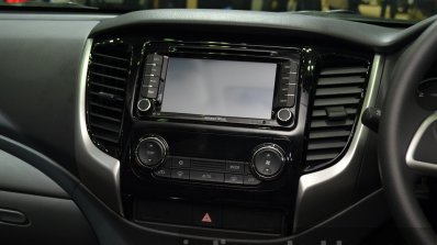 2015 Mitsubishi Triton center console at the 2014 Thailand International Motor Expo