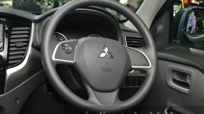 2015 Mitsubishi Triton steering wheel at the 2014 Thailand International Motor Expo