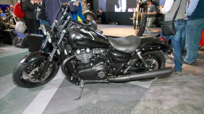 2015 Triumph Thunderbird Night Storm side at EICMA 2014