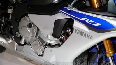 2015 Yamaha YZF-R1 engine at EICMA 2014