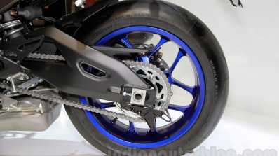 2015 Yamaha YZF-R1 rear wheel at EICMA 2014