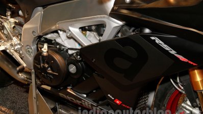 Aprilia RSV4 RR engine at EICMA 2014