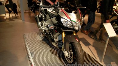 Aprilia Tuono V4 1100 RR front right three quarter at EICMA 2014