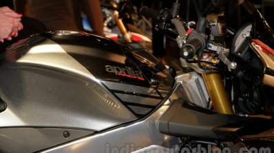 Aprilia Tuono V4 1100 RR fuel tank at EICMA 2014