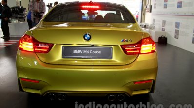 BMW M4 Coupe rear for India