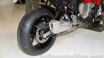 BMW S 1000 XR rear wheel at EICMA 2014