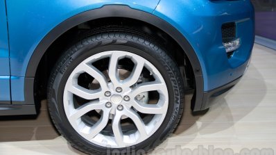 China made Range Rover Evoque wheel at 2014 Guangzhou Auto Show