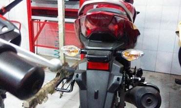 Honda CB Unicorn 160 spied taillight