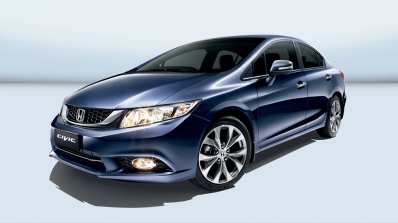Honda Civic facelift Malaysia front three quarter
