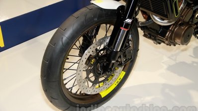 Husqvarna 401 Vitpilen concept front wheel at EICMA 2014