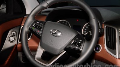 Hyundai ix25 steering wheel at 2014 Guangzhou Motor Show