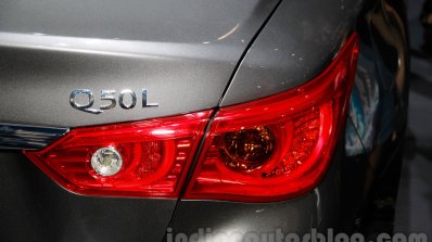 Infiniti Q50L badge at 2014 Guangzhou Auto Show