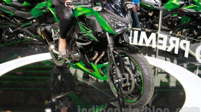 Kawasaki Z300 front quarter at the EICMA 2014