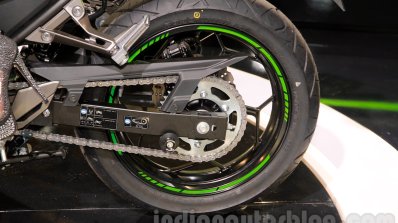 Kawasaki Z300 rear disc at the EICMA 2014