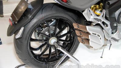 MV Agusta Stradale 800 exhaust at EICMA 2014