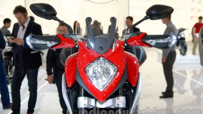 MV Agusta Stradale 800 headlight at EICMA 2014