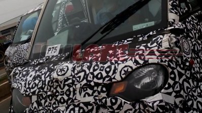 Mahindra P601 LCV spied in Chennai headlights