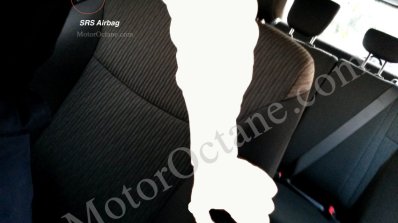 Maruti YRA seat spied