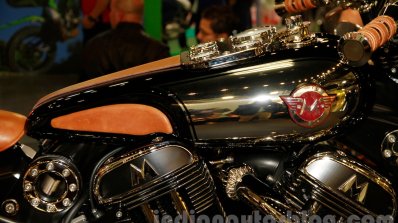 Matchless Model X Reloaded emblem at EICMA 2014